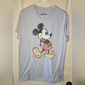 [GAP] Authentic Collection Mickey Mouse on Baby Blue Tee 《L》U…